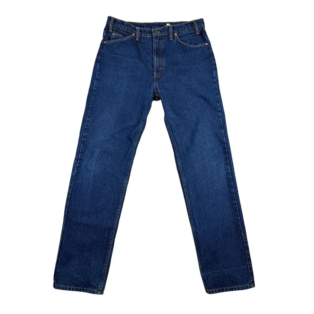 Vtg 1992 Levi's 501 Jeans Mens‎ 34x31 Button Fly Dark Wash Straight Leg